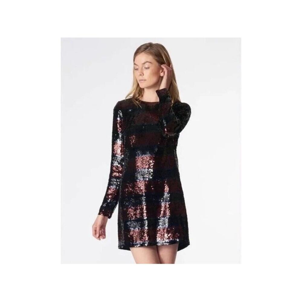 Veronica Beard Breakers Sequin Striped Mini Dress - Picture 4 of 9